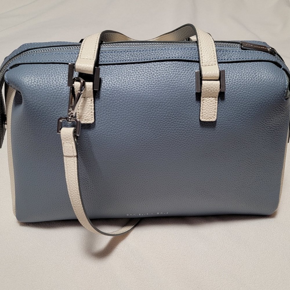 Leather satchel bag
